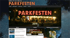 Desktop Screenshot of parkfesten.se