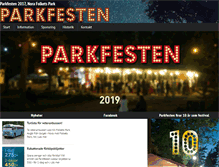 Tablet Screenshot of parkfesten.se